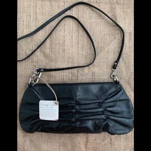 👜•NWT HOBO BRAND BLACK LEATHER CROSSBODY•